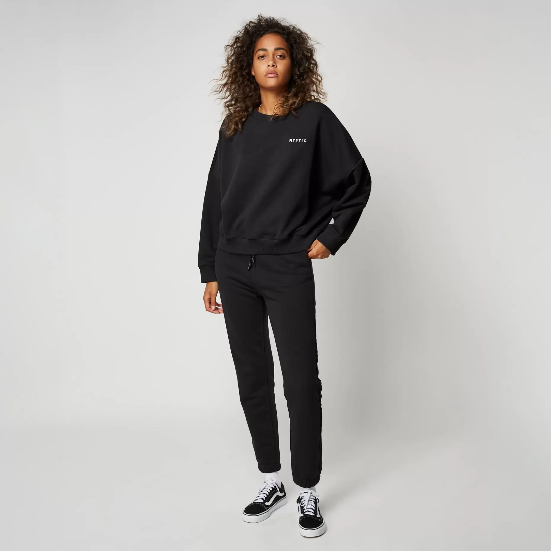 Mystic Sweats>Dropped Shoulder Crew
